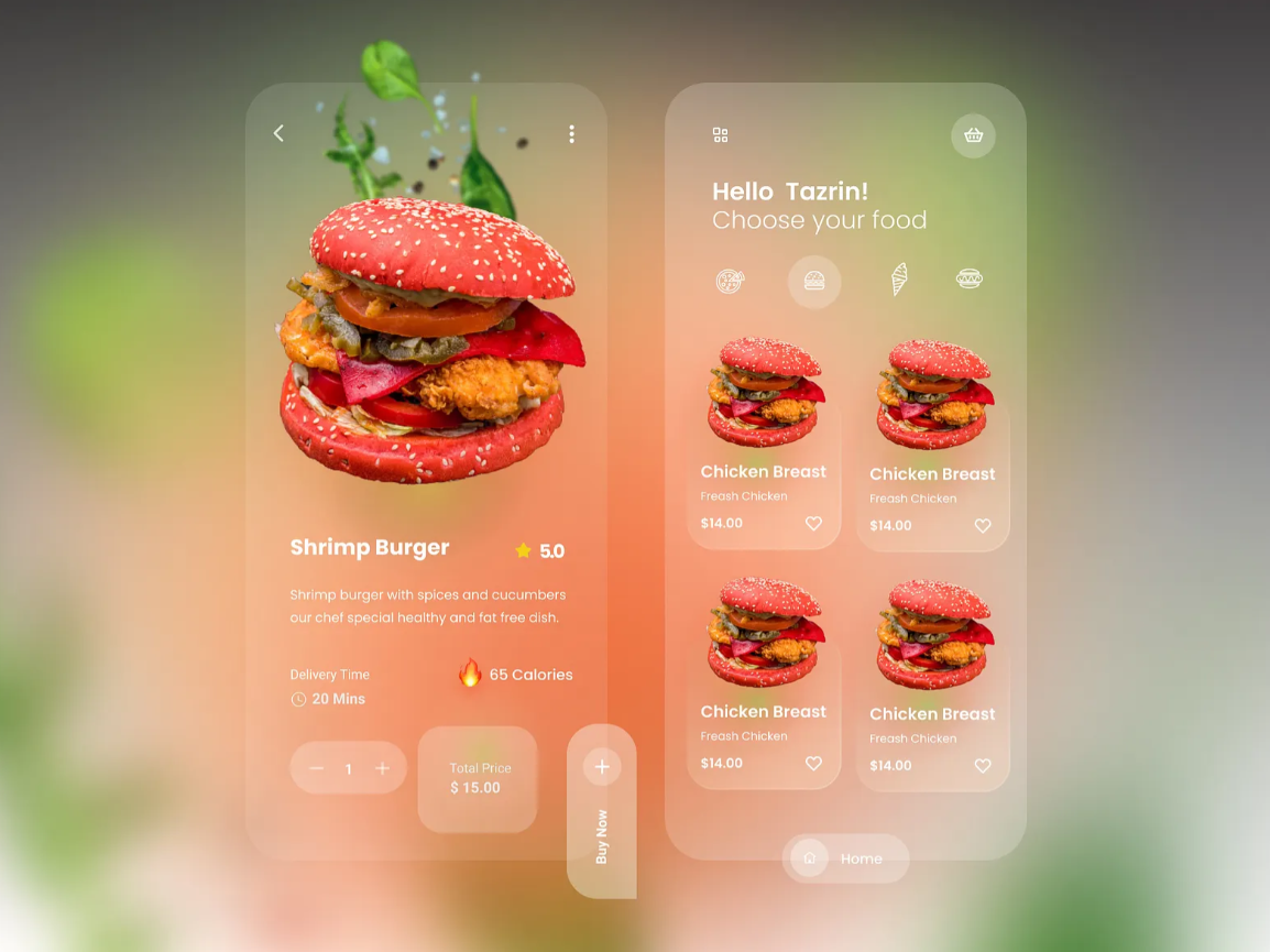 Modern Restaurant Mobile App